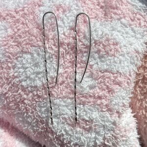 Elegant Twisted Sterling Silver Earrings